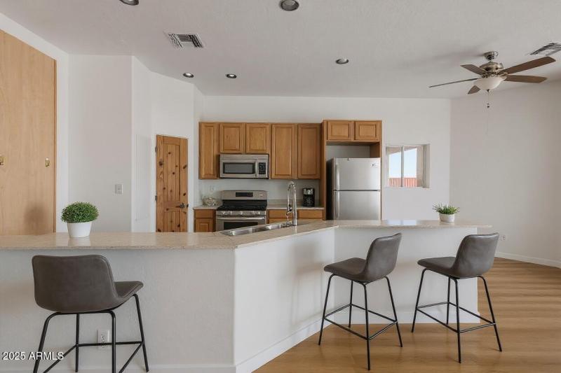 Virtually Staged Kitchen