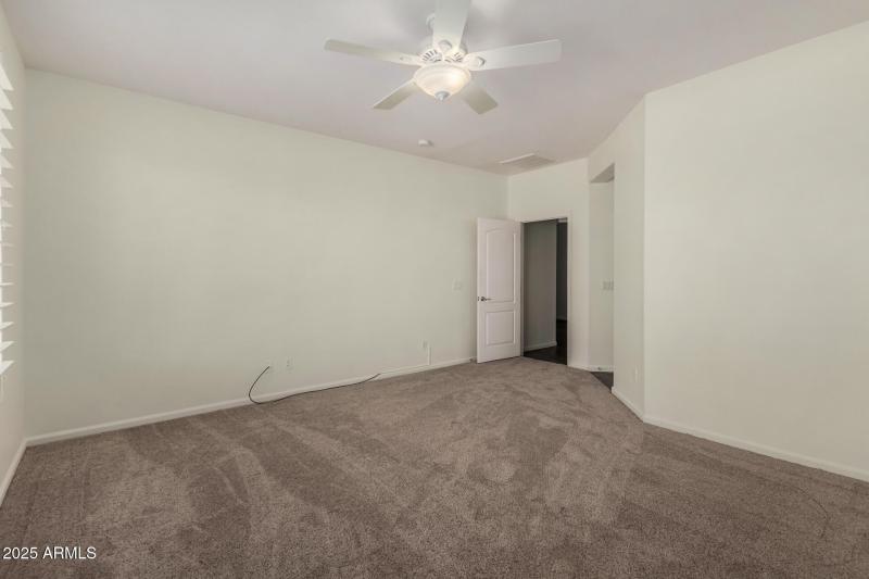 Primary Bedroom freshly painted