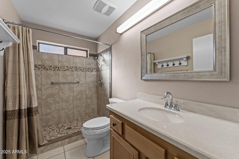 Remodeled guest bath