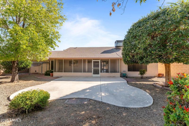 Large patio for entertaining