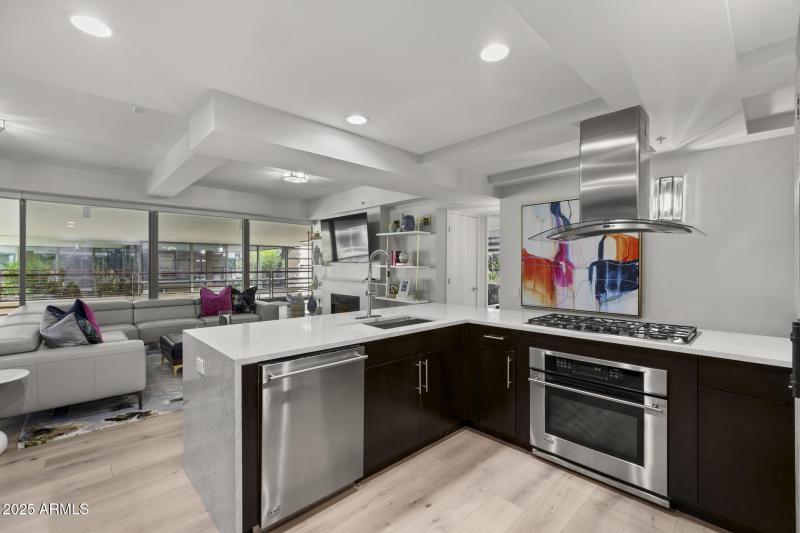 Gas Stove & Expansive Countertops