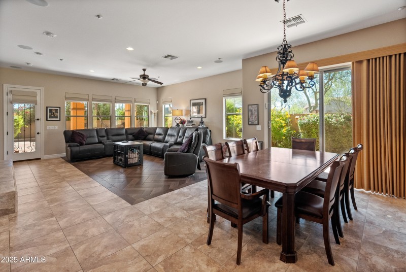 Kitchen Open to Family Room
