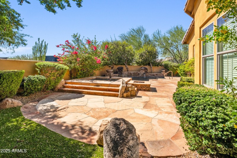 Shaded Grassy play area
