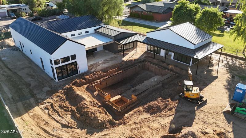 Elevated Back of Home