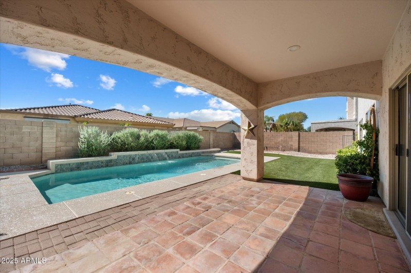 Covered Patio and Pool