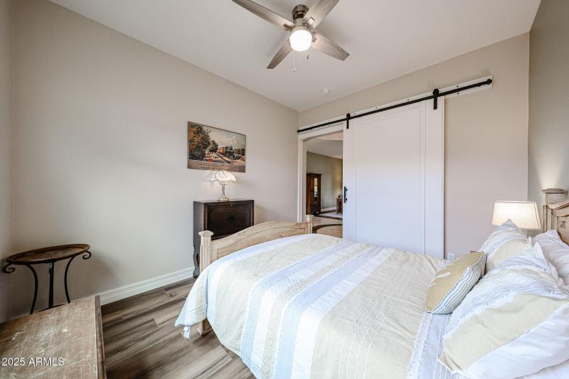 Bedroom 4 with Barn Door