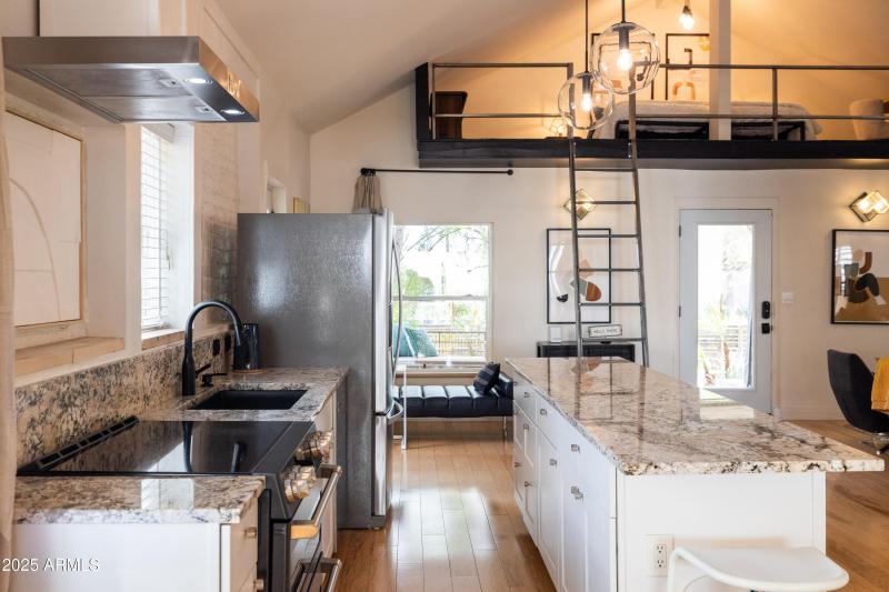 Open concept floor plan