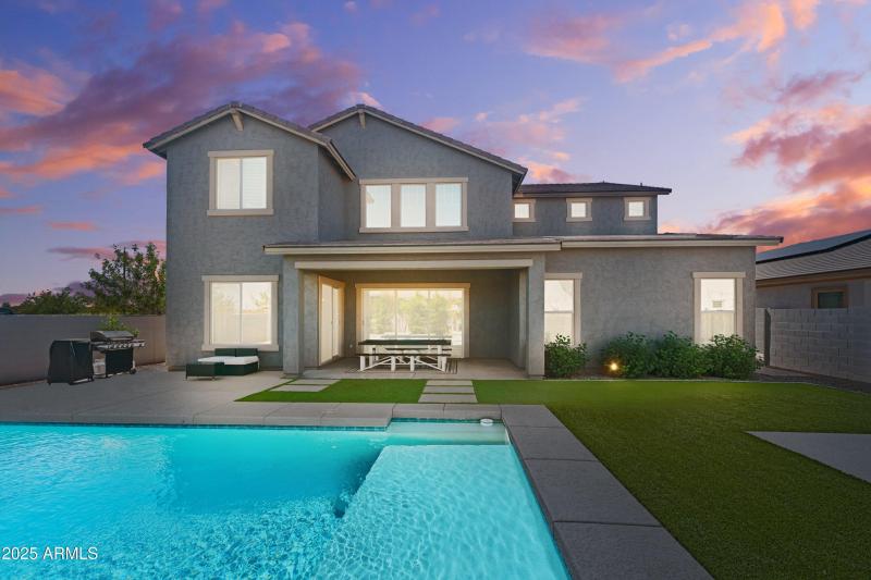 Backyard with Private Pool