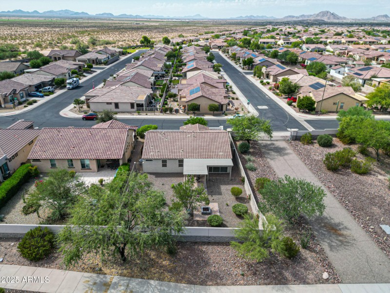 Aerial View of Backyard