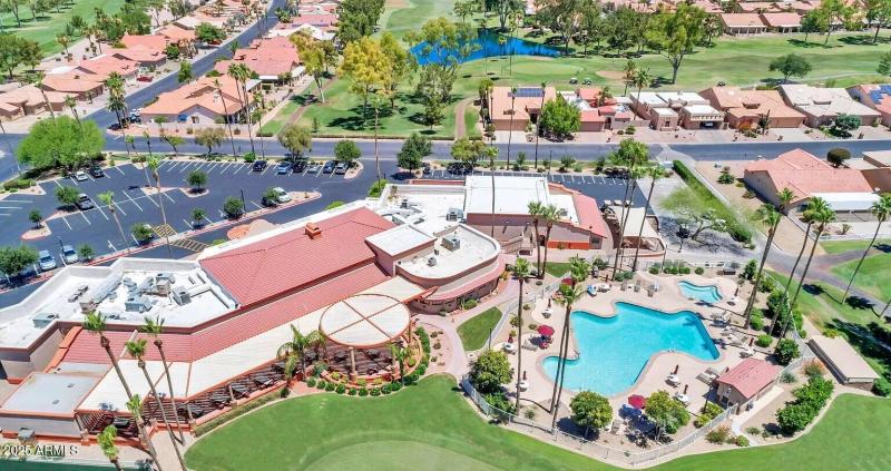 Palo Verde Country Club pool and club ho