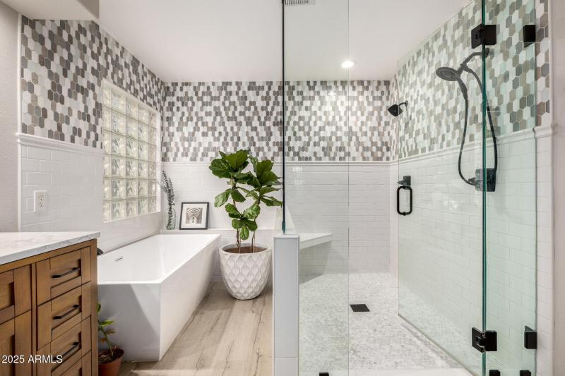 Primary Tub & Shower