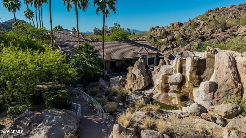 Community Center Waterfall