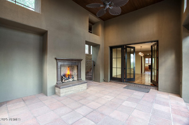 Patio Fireplace & Guest House