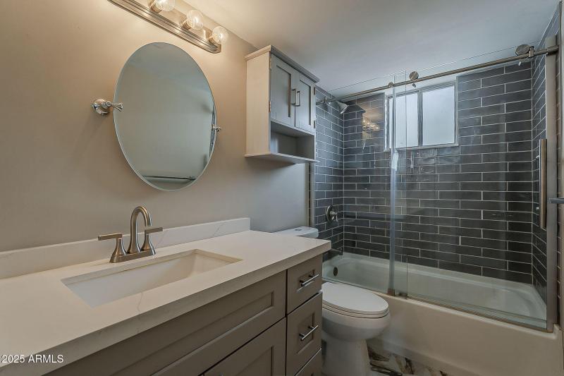 Updated Bathroom with Quartz Vanity