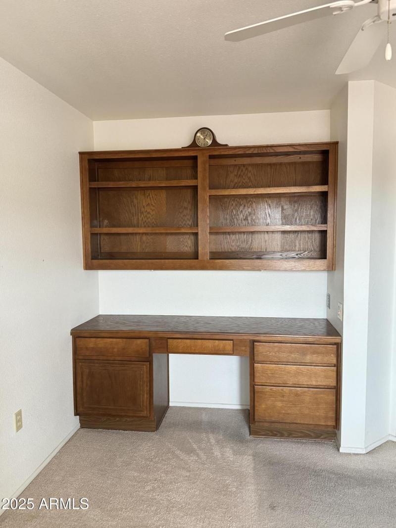 Bonus room library built ins