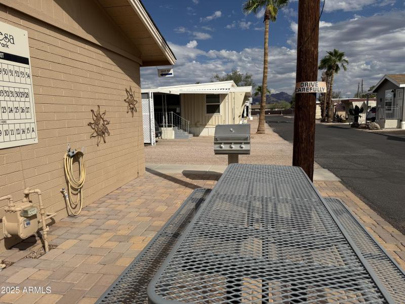 Picnic Table & Grill