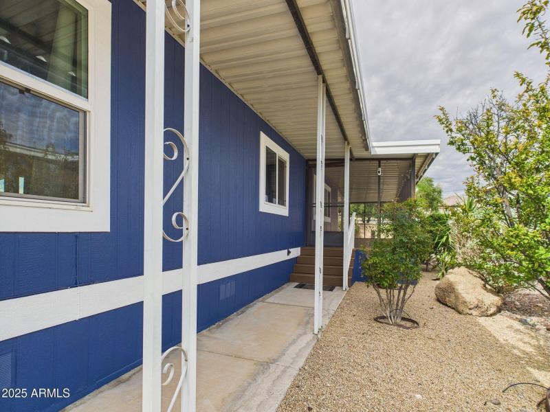 Entrance to Front & Patio