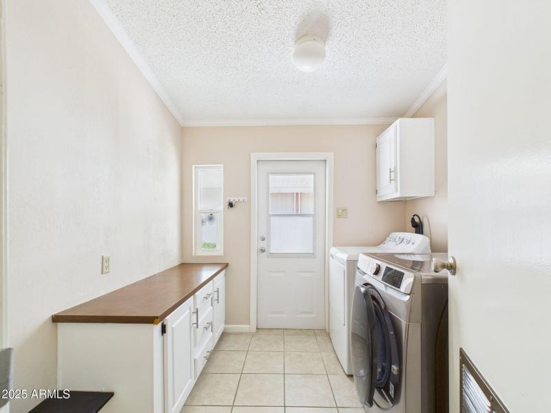 Laundry Room & Door to Carport