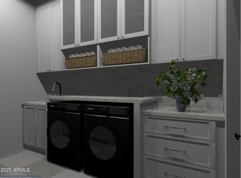 laundry room rendering