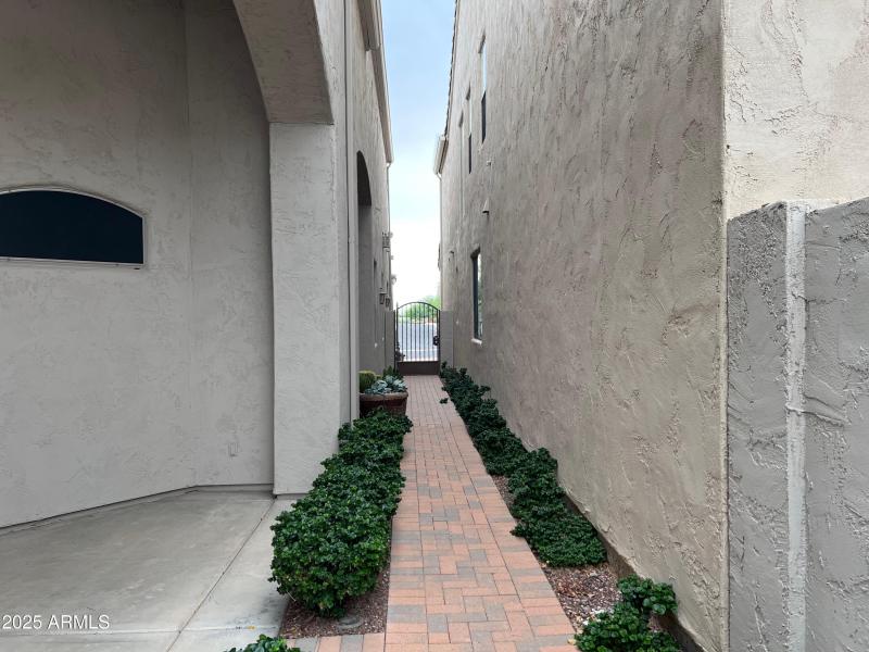 Walkway to front gate and street