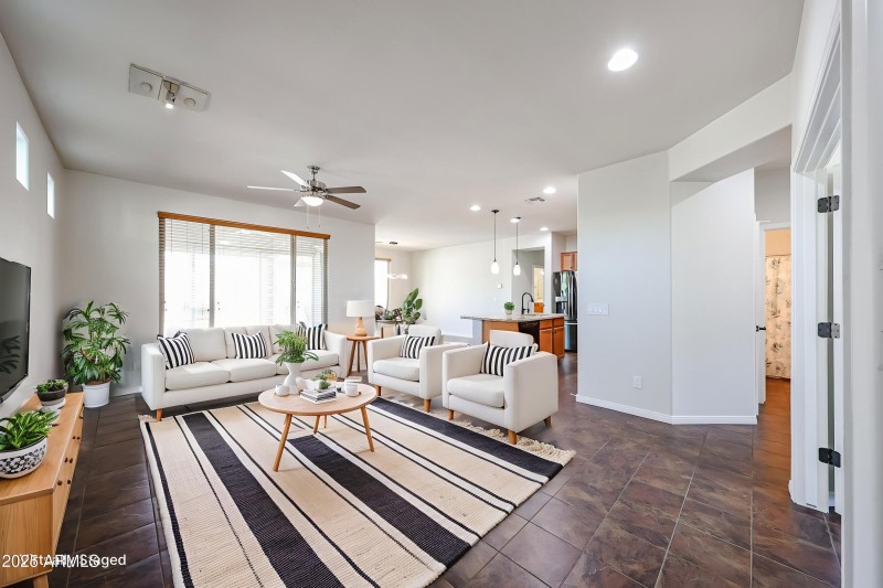 Great Room - Virtually Staged