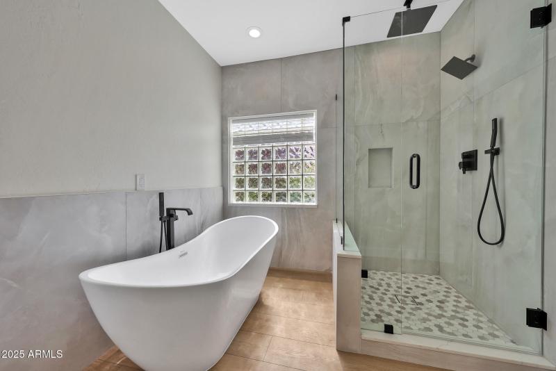 Primary Tub and Shower
