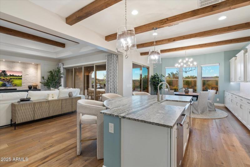 kitchen open to great room designer