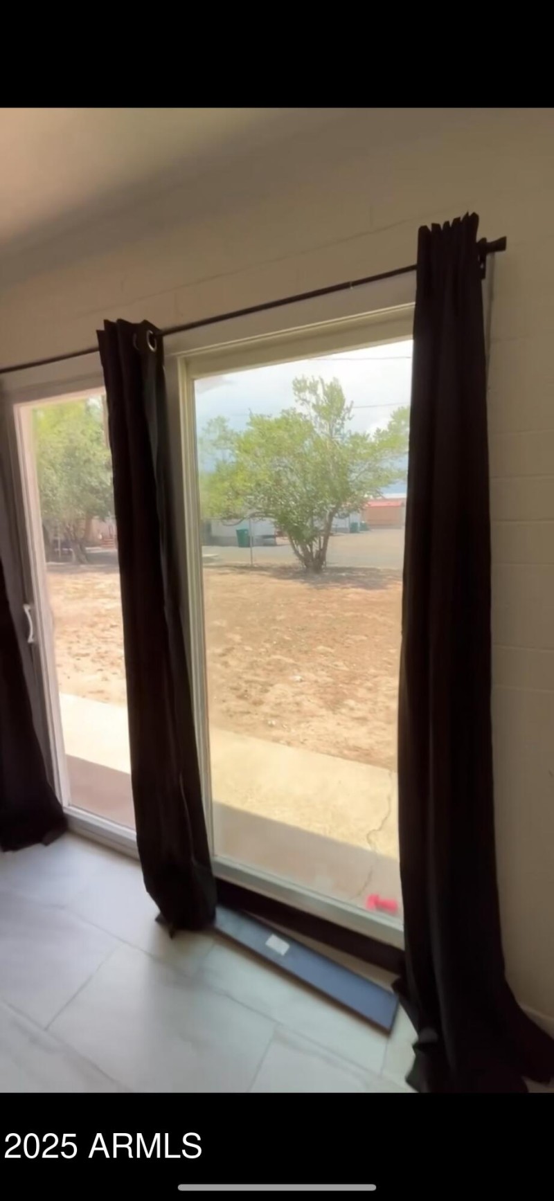 All Units have Sliding Back doors