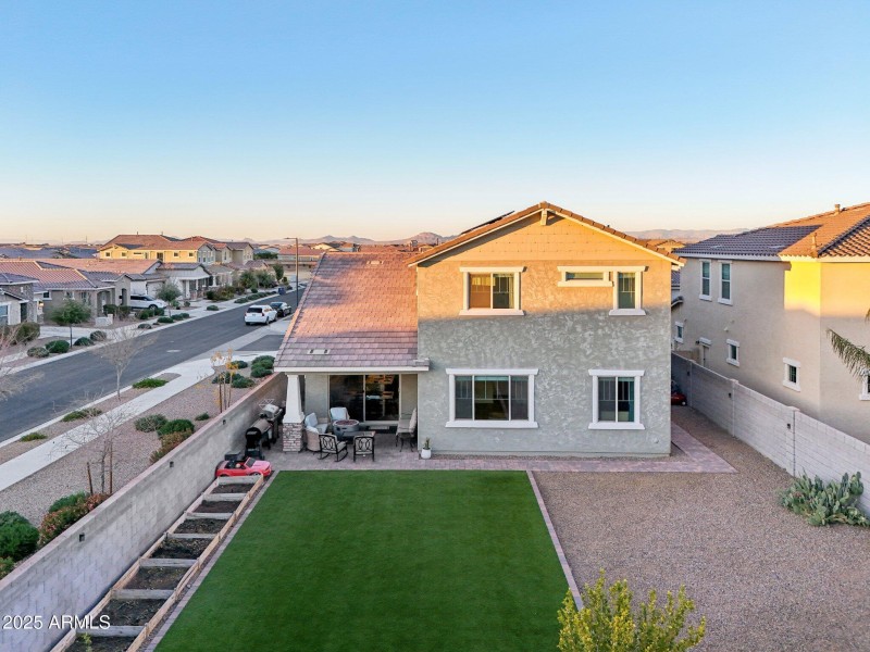 Large backyard