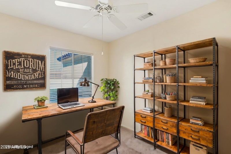 virtually staged - office