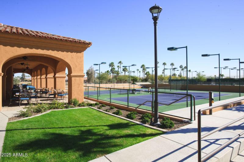 Tennis courts