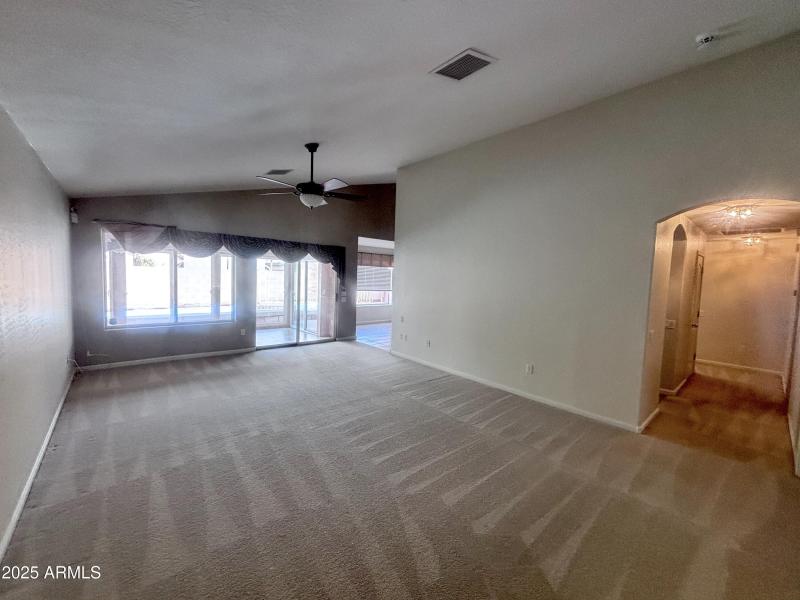 Living Room View From Front Entry