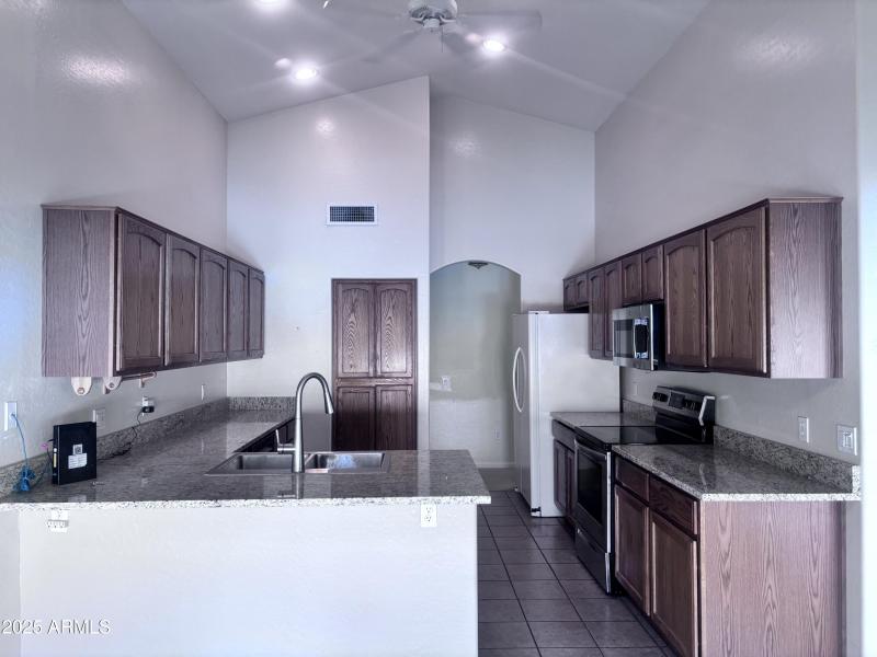 Kitchen View From Bay Window Dining