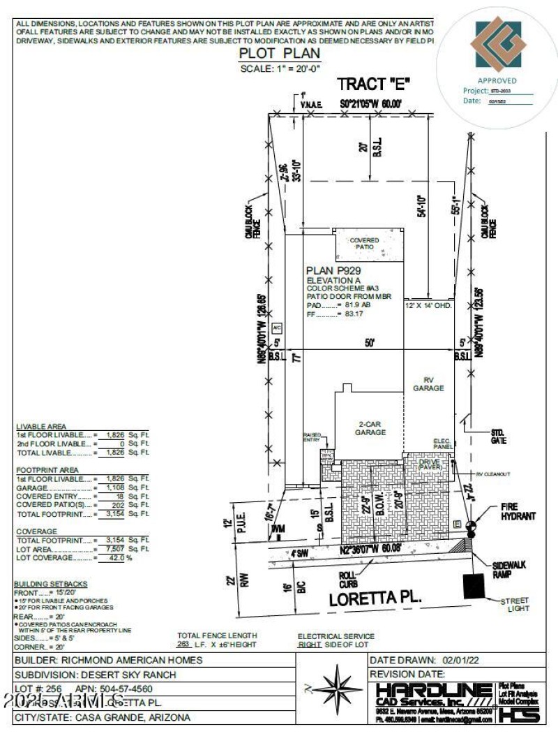 builder final plot plan