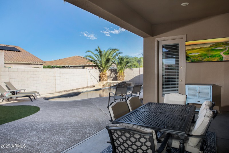 Patio View to Pool