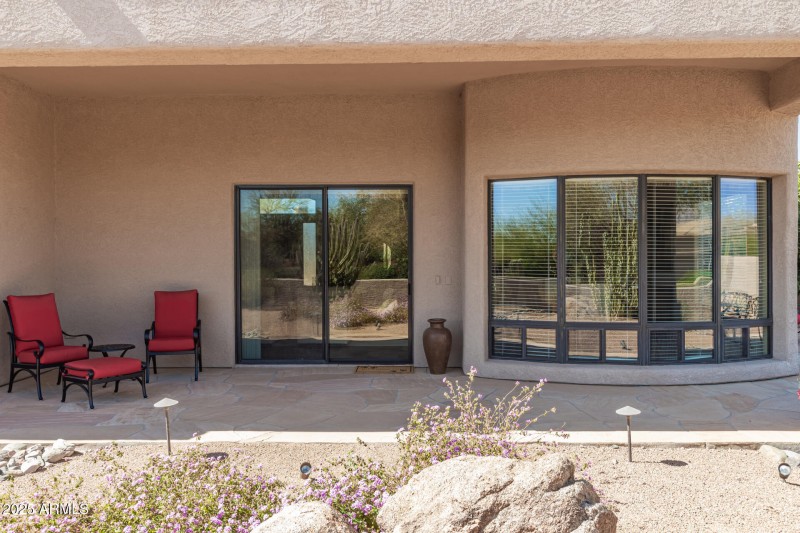 Slider from great room