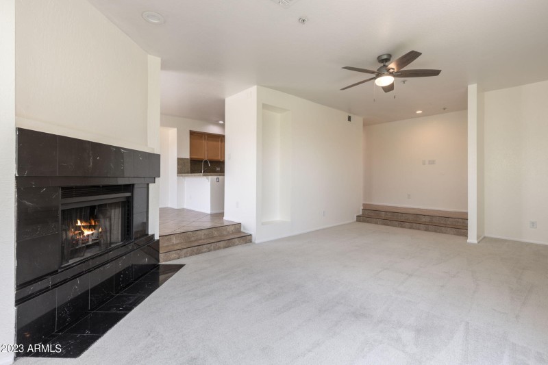 View from Family Room to Front Entry