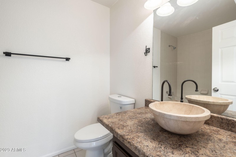 Hall Bath wit Vessel Sink