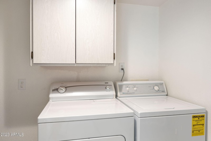 Laundry with Extra Storage Area