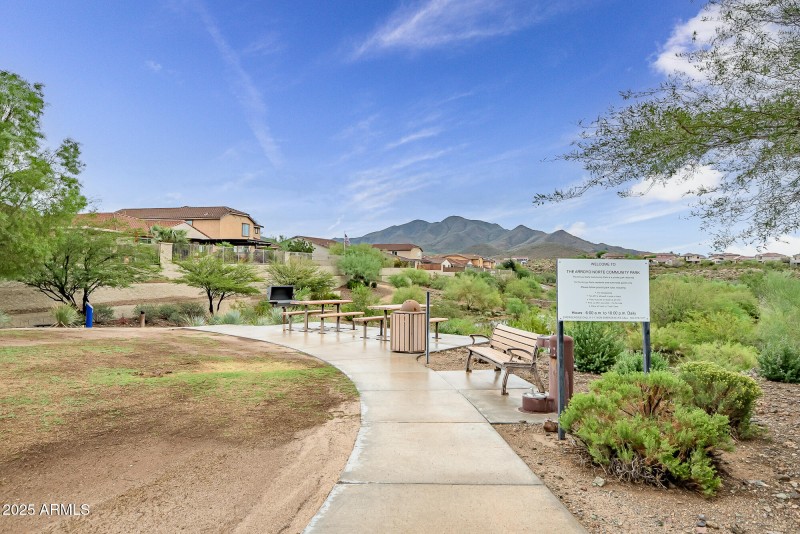 Greenbelt with Daisy Mountain Views