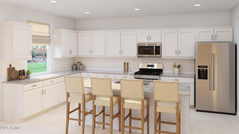 Lot 207 - Kitchen rendering