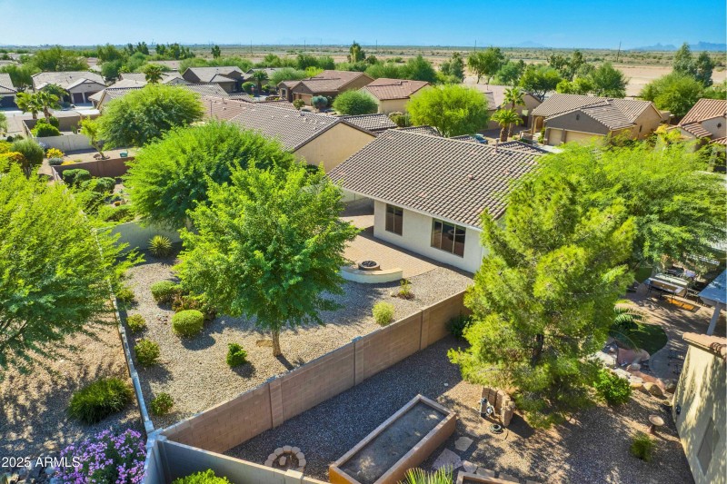 Backyard View from Drone