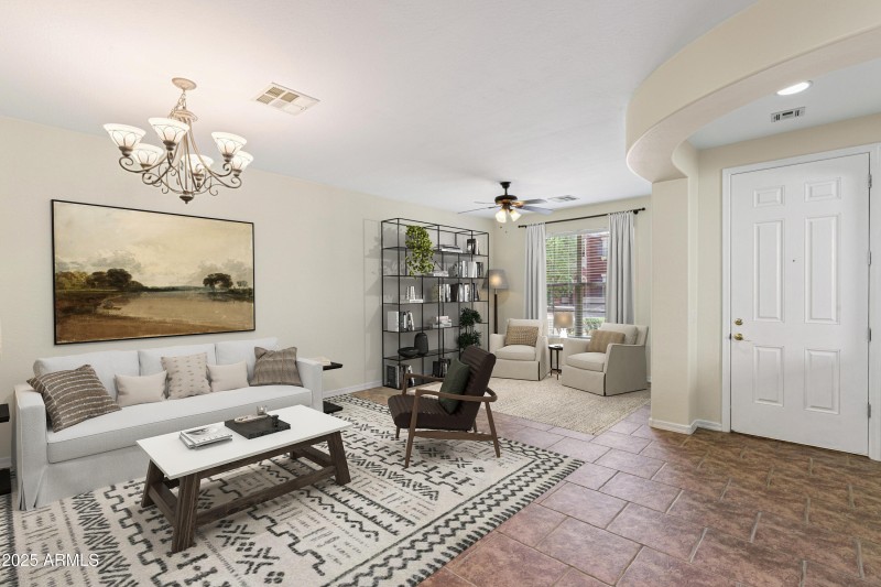 Virtually Staged Furnishings and Paint