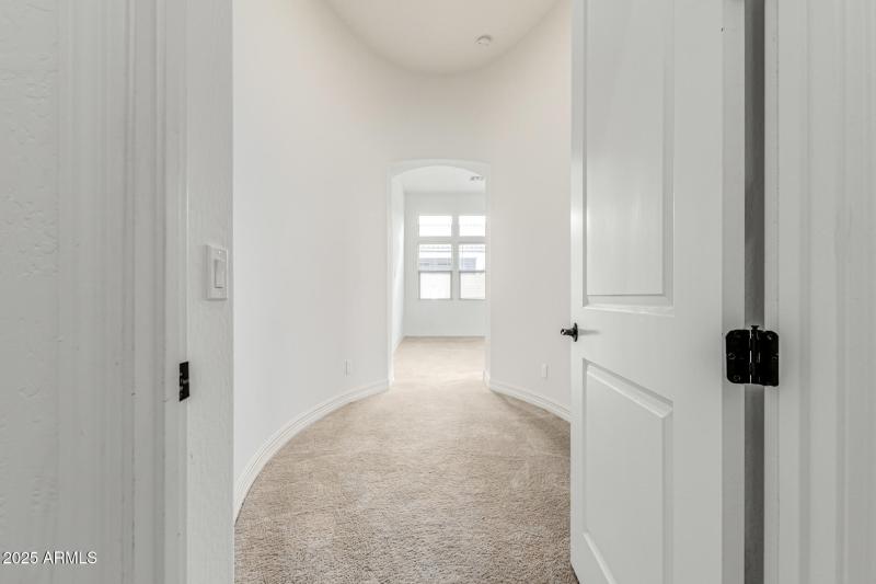 entry to primary bedroom