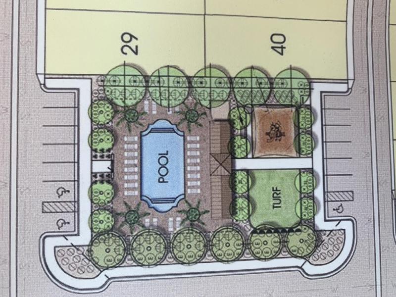 Community pool will be complete by movie