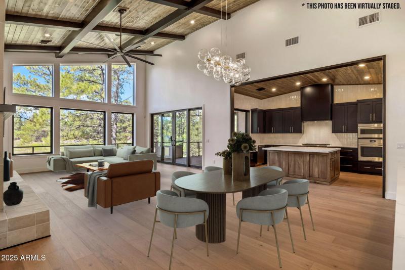 Digitally Staged Living & Dining