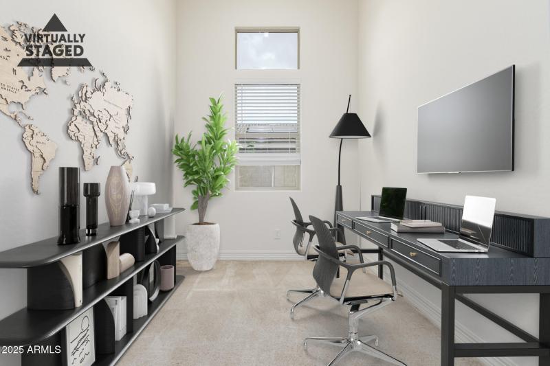 owners office off kitchen