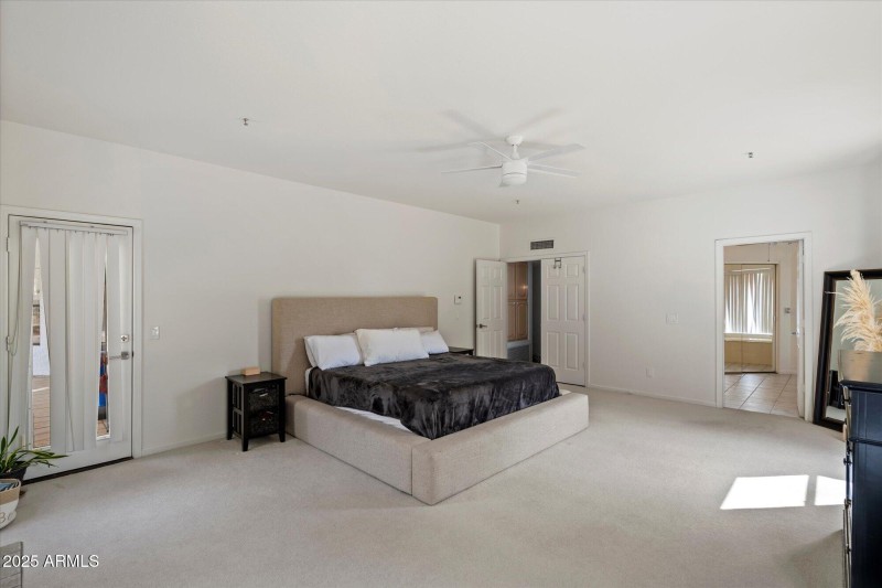 Primary bedroom - staged