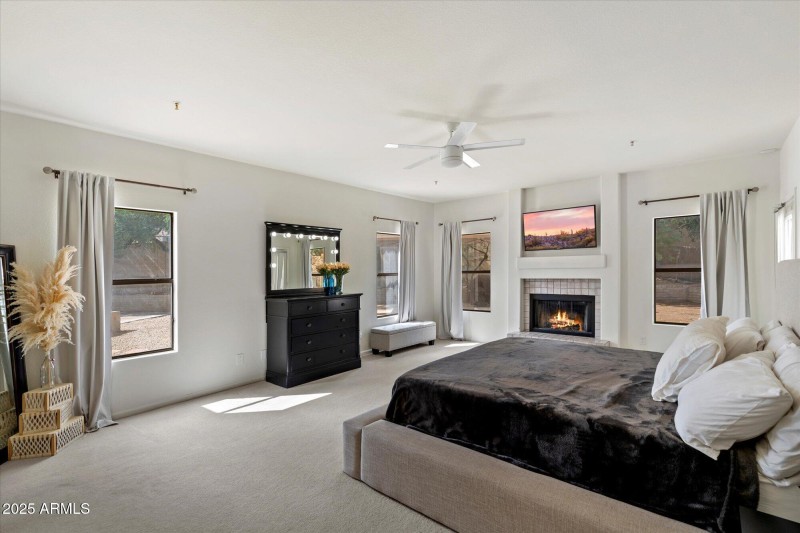 Primary bedroom - staged