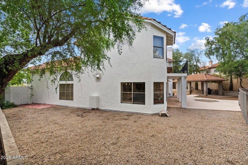 Side yard - backyard